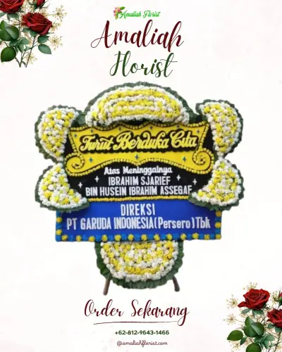 Papan Bunga Duka di Gedog